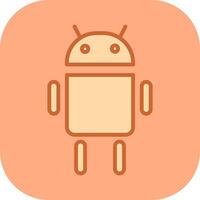 icono de vector de Android