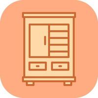 Shelves Cabinet Vector Icon