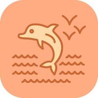 Dolphin Vector Icon