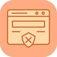 Unprotected Website Vector Icon
