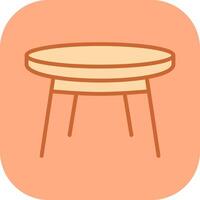 Small Table Vector Icon