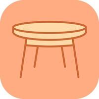 Small Table Vector Icon