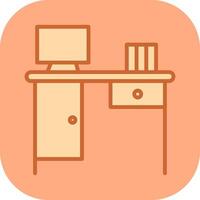 Working Table Vector Icon