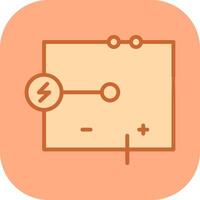 icono de vector de circuito eléctrico