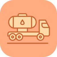 Tank Truck Vector Icon