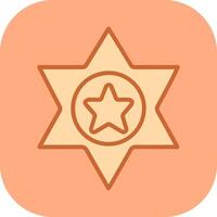 Sheriff Vector Icon