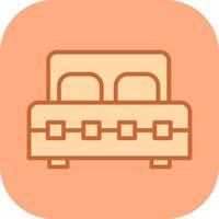 Double Bed I Vector Icon