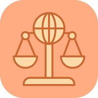 International Law Vector Icon