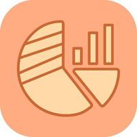 Pie chart Vector Icon