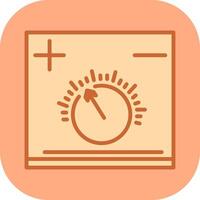 Temperature Knob Vector Icon