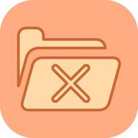 Cancel Folder Vector Icon