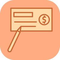 Write Cheque Vector Icon