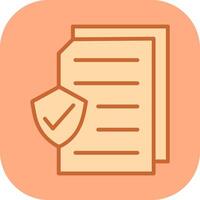 Secure Document Vector Icon