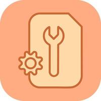 Document Setting Vector Icon