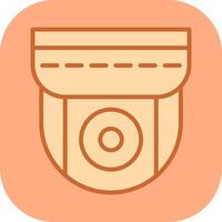 seguridad cámara yo vector icono
