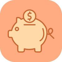 Piggy Bank Vector Icon