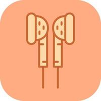 Earphones Vector Icon