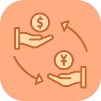 Dollar to Yen Vector Icon