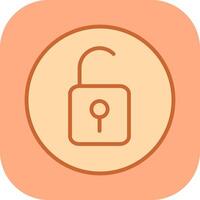 Open Lock II Vector Icon