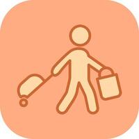 Carrying Bag Vector Icon