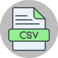 CSV Vector Icon