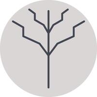 Tree with no leaves Vector Icon