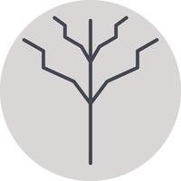 Tree with no leaves Vector Icon