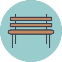 Garden Bench Vector Icon