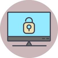 Closed Access Vector Icon