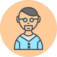 Male Professor Vector Icon