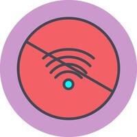 sin icono de vector wifi