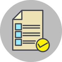 Valid Document Vector Icon