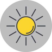 UV Radiation Vector Icon