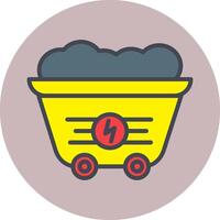 Coal Mine Vector Icon