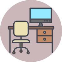 Work Space Vector Icon