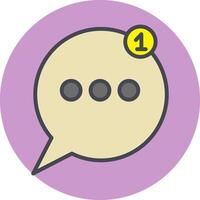 Message Bubbles Vector Icon