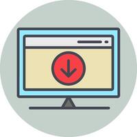 descargar icono de vector de página web