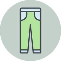 icono de vector de pantalones