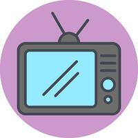 icono de vector de televisor