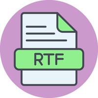 RTF Vector Icon