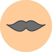 Bigote yo vector icono