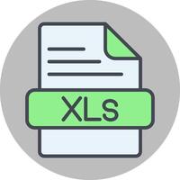 XLS Vector Icon