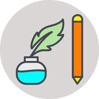 Writing Equipment Vector Icon