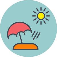 Beach Vector Icon