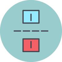 Linked Road Vector Icon