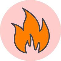 Flame Vector Icon