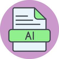 icono de vector de ai