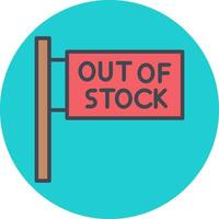 Out of Stock Vector Icon