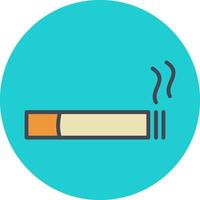 icono de vector de cigarrillo