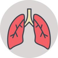 Lungs Vector Icon